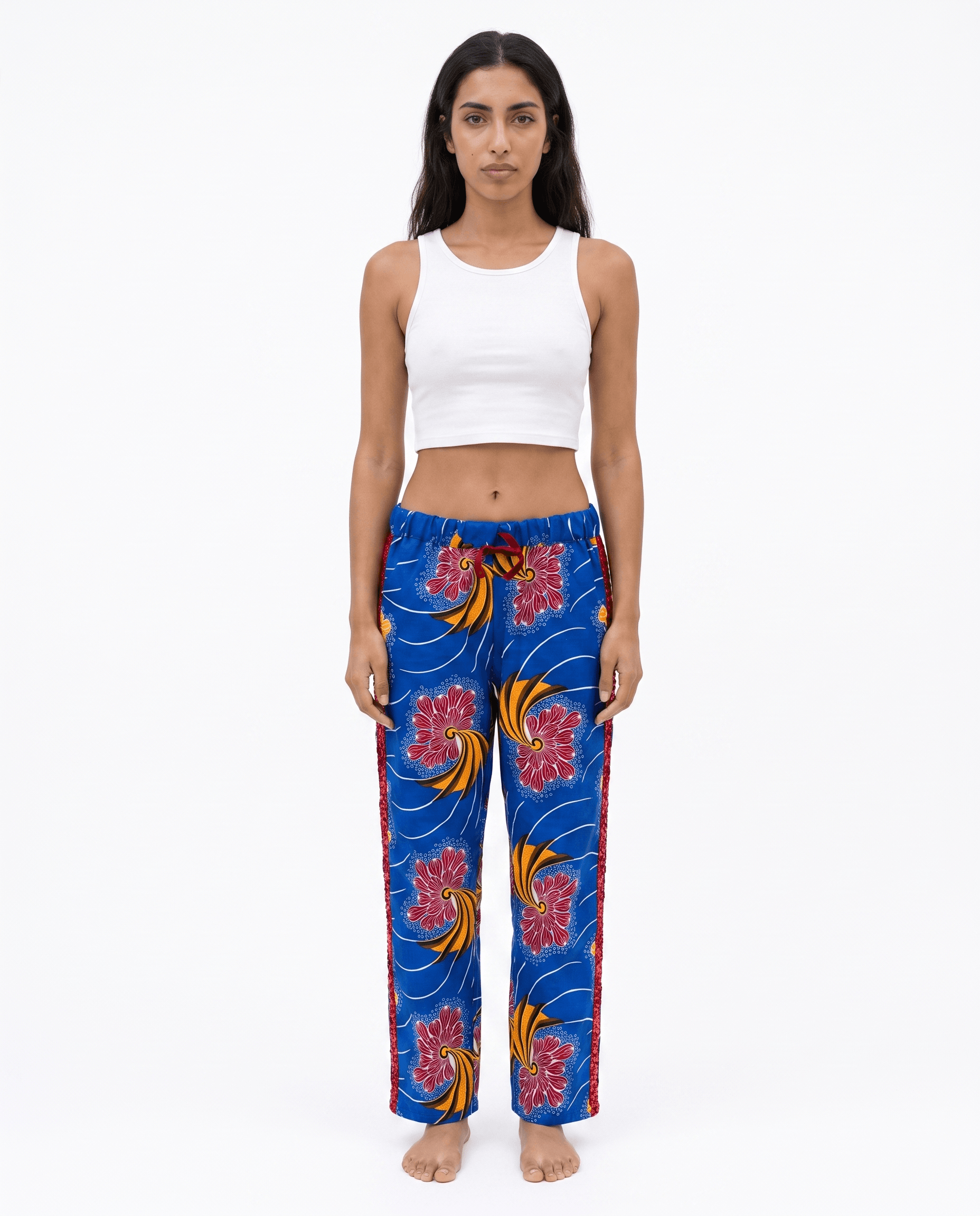 Boubou bleu clair paillette bleue
